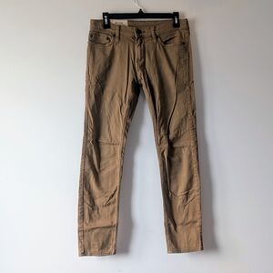Hollister Men's 28x30 Super Skinny Stretch Twill Pants Khaki